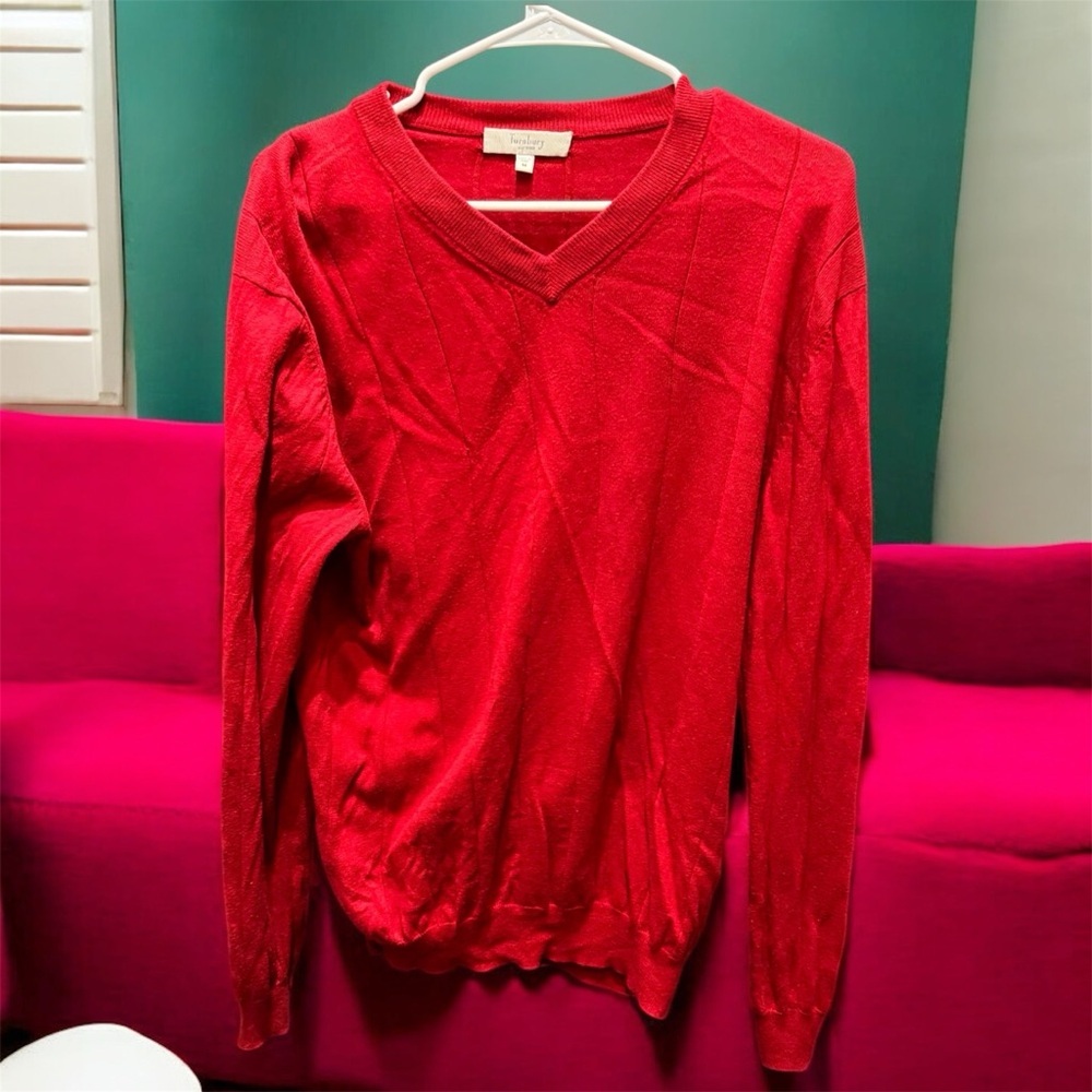 Turnbury Vibrant Red Knitwear MEDIUM
